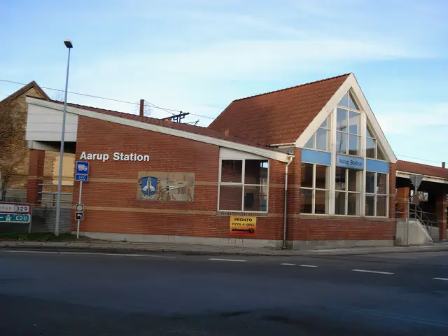 Billede af Aarup Station.