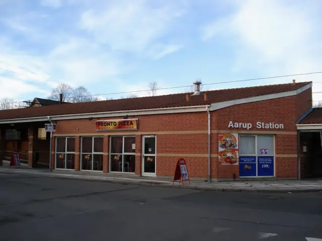 Billede af Aarup Station.