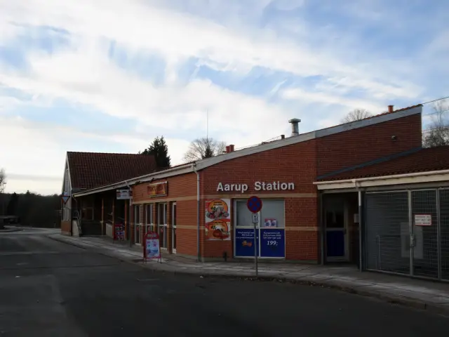 Billede af Aarup Station.