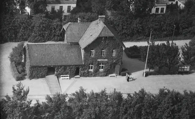 Billede af Bjerndrup Holdeplads med sidespor.