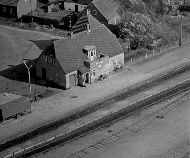 Billede af Ålbæk Station.