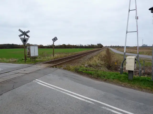 Billede af Elling Trinbræt - Trinbræt er nedrevet, men Elling Trinbræt har ligget her.