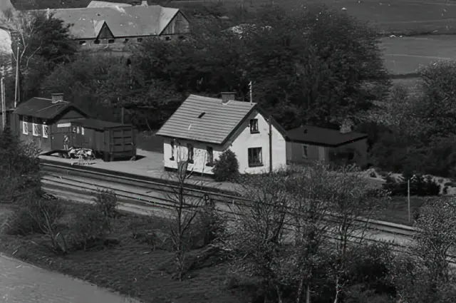 Billede af Skringstrup Billetsalgssted.