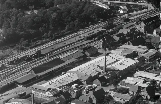 Billede af Herning Banegård.