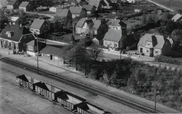Billede af Engesvang Station.