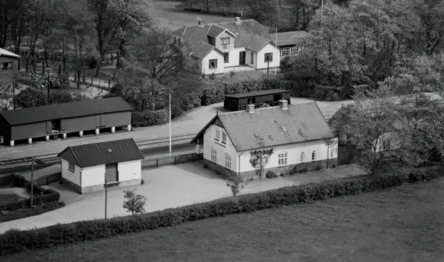 Billede af Gødstrup Station.
