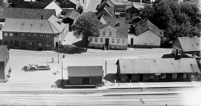 Billede af Malling Station.