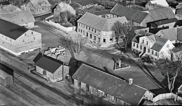 Billede af Malling Station.
