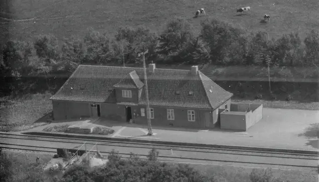 Billede af Handest Station.