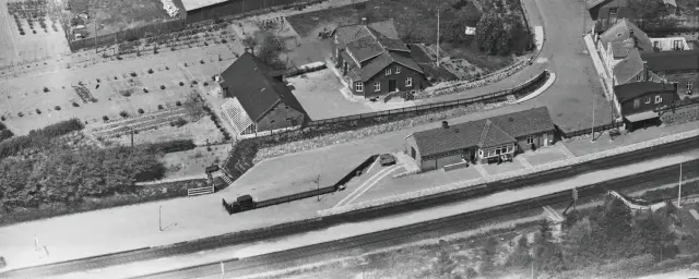 Billede af Hasselager Station.