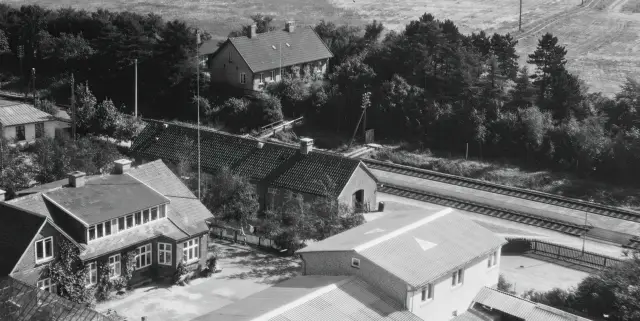 Billede af Hasselager Station.