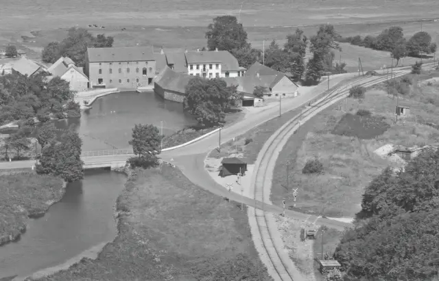 Billede af Åmølle Trinbræt med Sidespor.