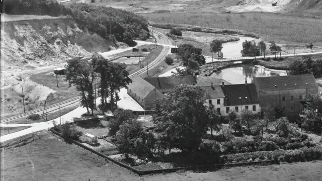 Billede af Åmølle Trinbræt med Sidespor.