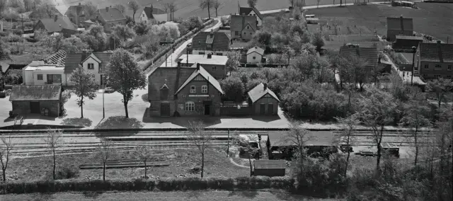 Billede af Harlev Station.