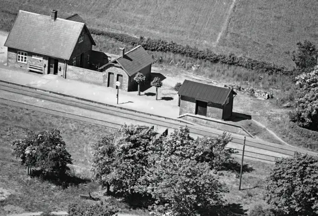 Billede af Gammelstrup Station.