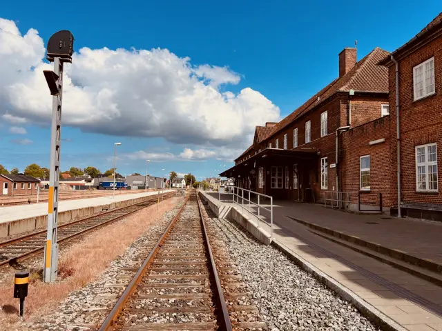 Billede af Nakskov Station.