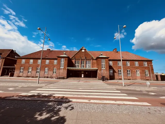 Billede af Nakskov Station.