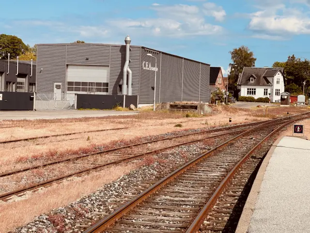 Billede af Nakskov Stations læsserampe.