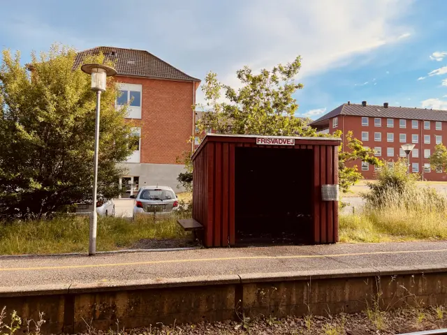 Billede af Frisvadvej Station (perron vest for Frisvadvej).
