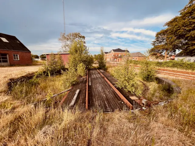 Billede af Varde Vest Stations drejeskive.