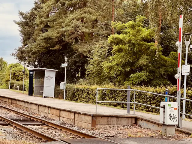 Billede af Lyngby Lokalstation.
