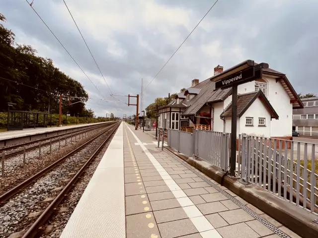 Billede af Vipperød Station.