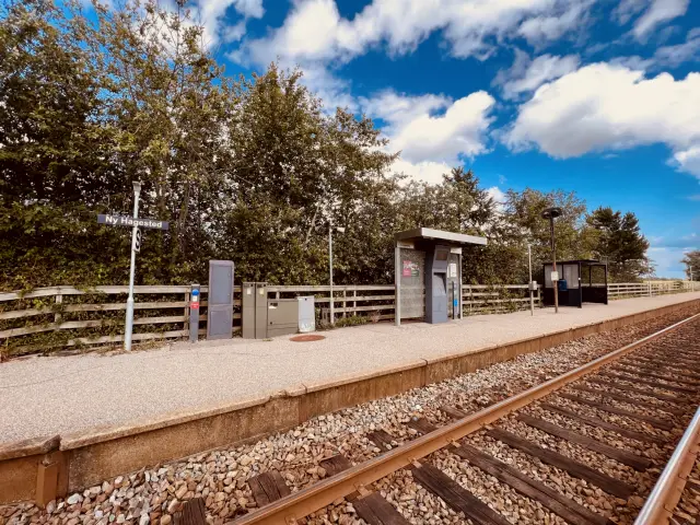 Billede af Ny Hagested Station.