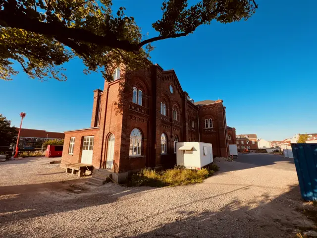 Billede af Fredericia Banegård, som er ved at komme sig efter branden den 28. januar 2022 kl. 02:15.
