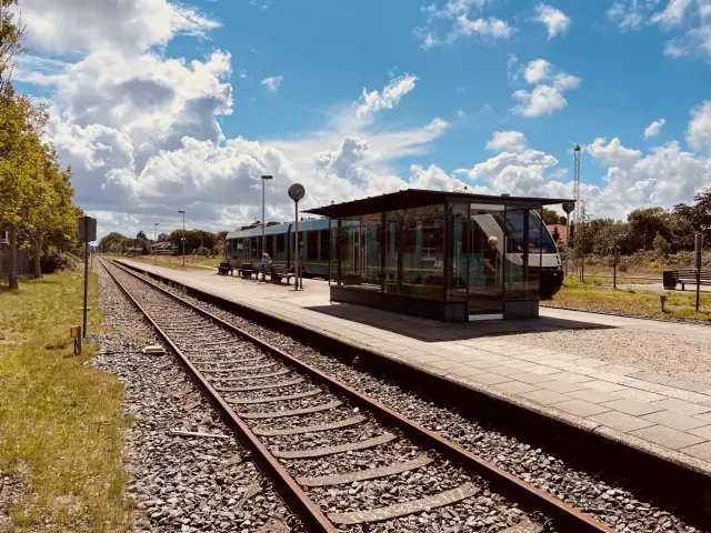 Billede af Skjern Station.