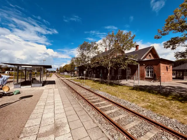 Billede af Skjern Station.