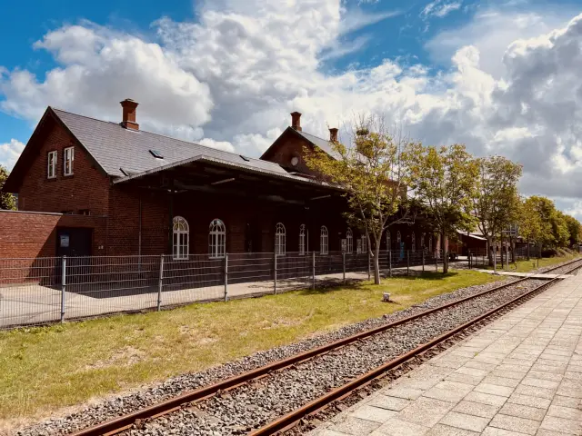 Billede af Skjern Station.
