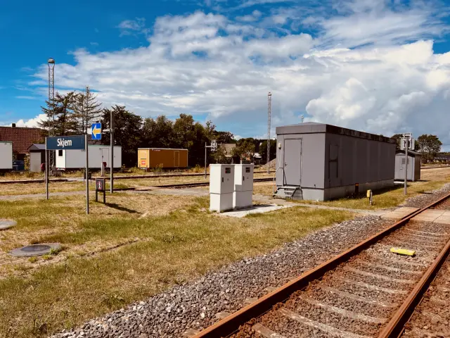Billede af Skjern Station.