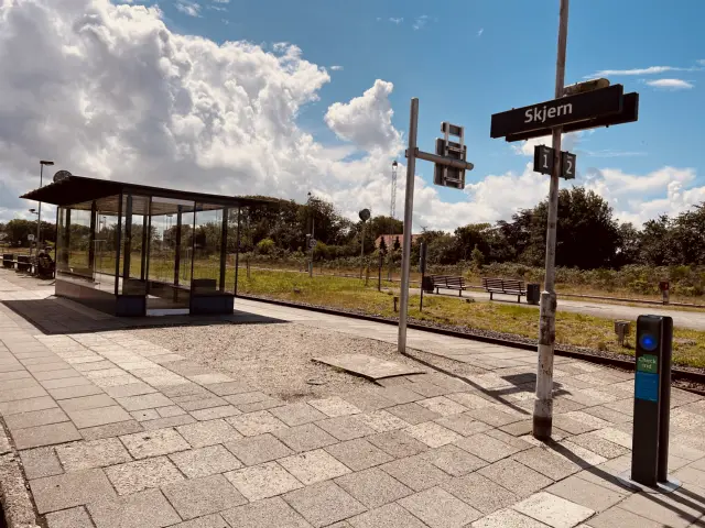 Billede af Skjern Station.