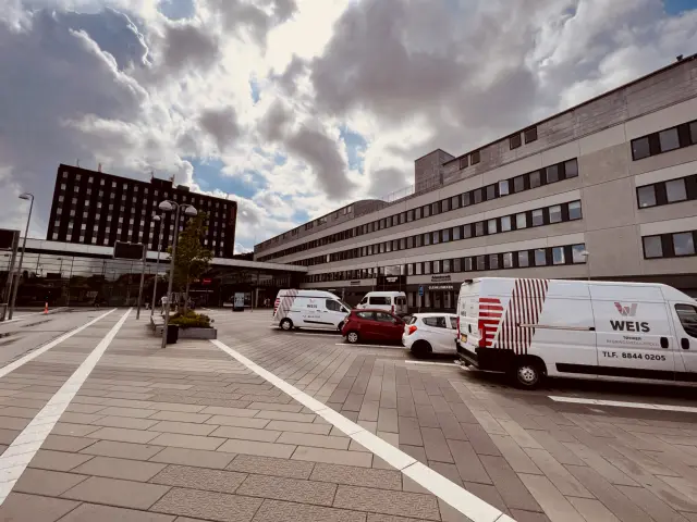 Billede af Herning Banegård Center.