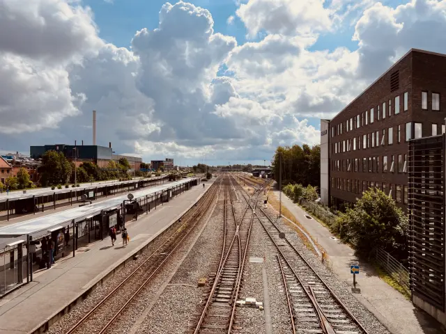 Billede af Herning Banegård Center.
