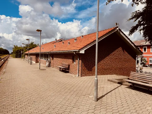 Billede af Kibæk Station.