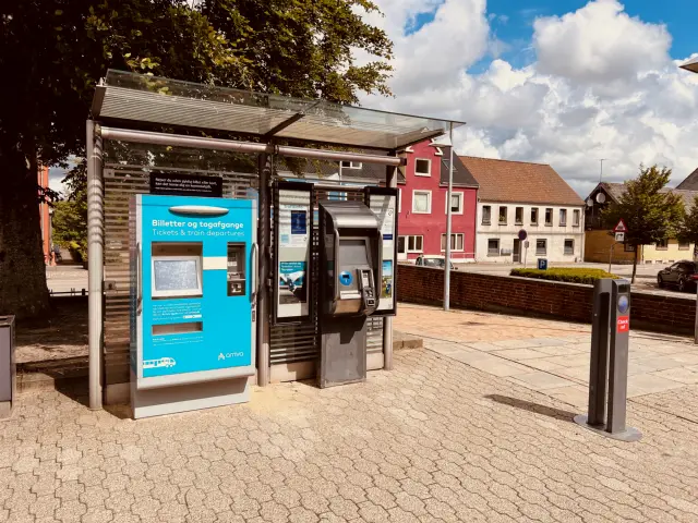 Billede af Kibæk Station.