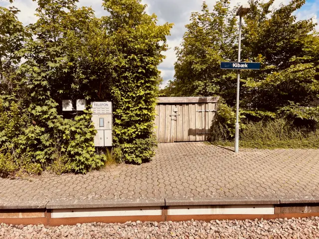 Billede af Kibæk Station.