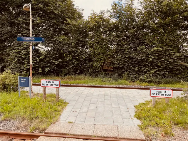 Billede af Tistrup Station.