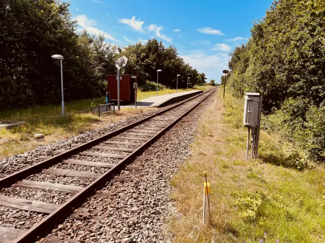 Billede af Hyllerslev Station.