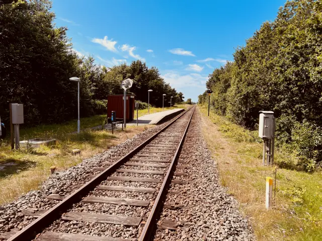 Billede af Hyllerslev Station.
