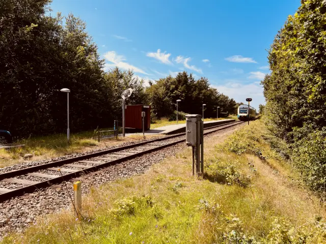 Billede af Hyllerslev Station.