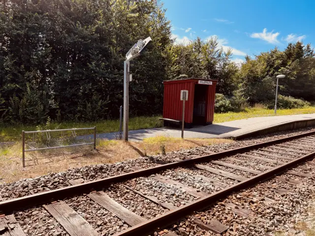 Billede af Hyllerslev Station.