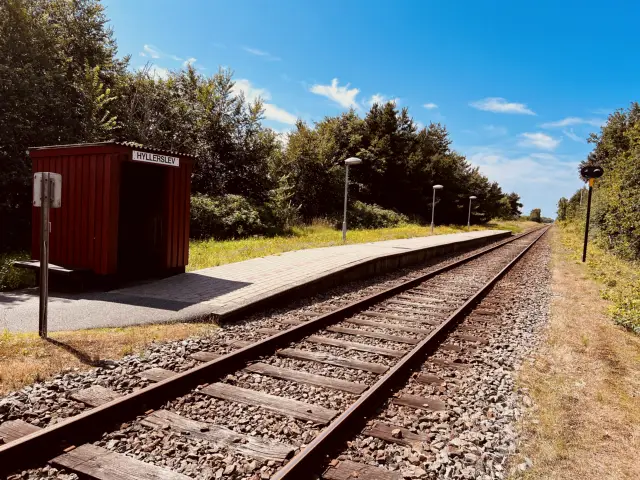 Billede af Hyllerslev Station.