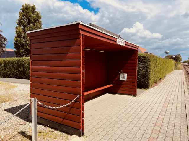 Billede af Janderup Station.