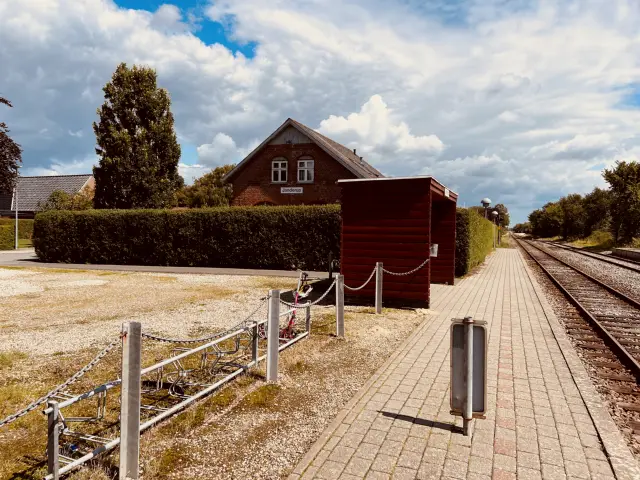 Billede af Janderup Station.