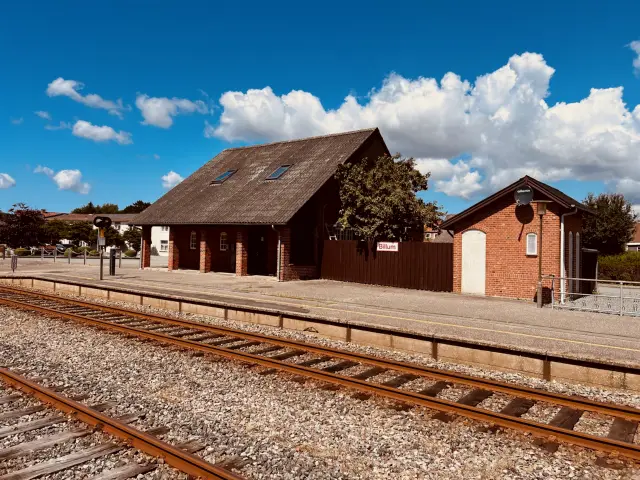 Billede af Billum Station.
