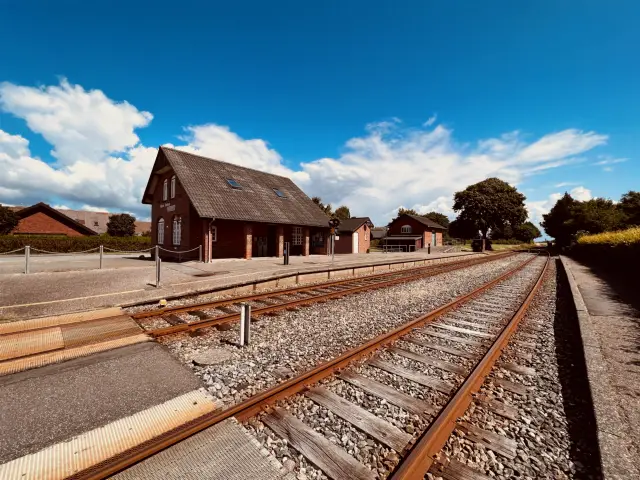 Billede af Billum Station.