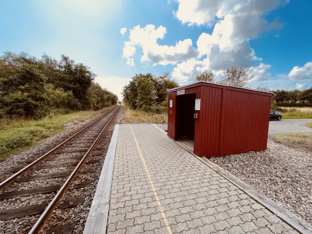 Billede af Baunhøj Station.