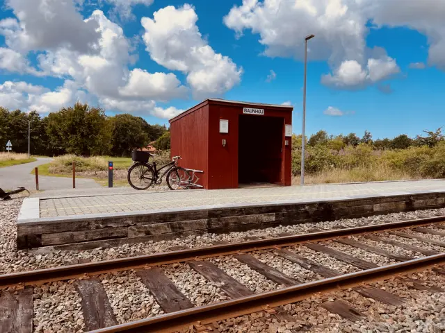 Billede af Baunhøj Station.